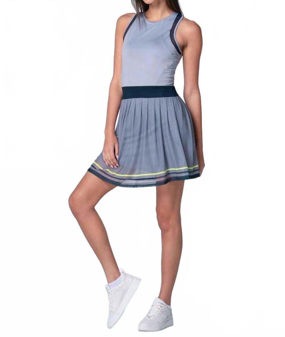 NEW LUCKY IN LOVE kinetic energy dress in grey